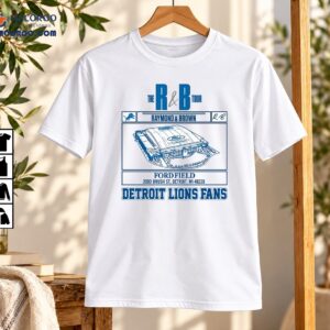 The R & B Tour Detroit Lions Fans Vintage Stadium Shirt The R & B Tour Detroit Lions Fans Vintage Stadium Shirt