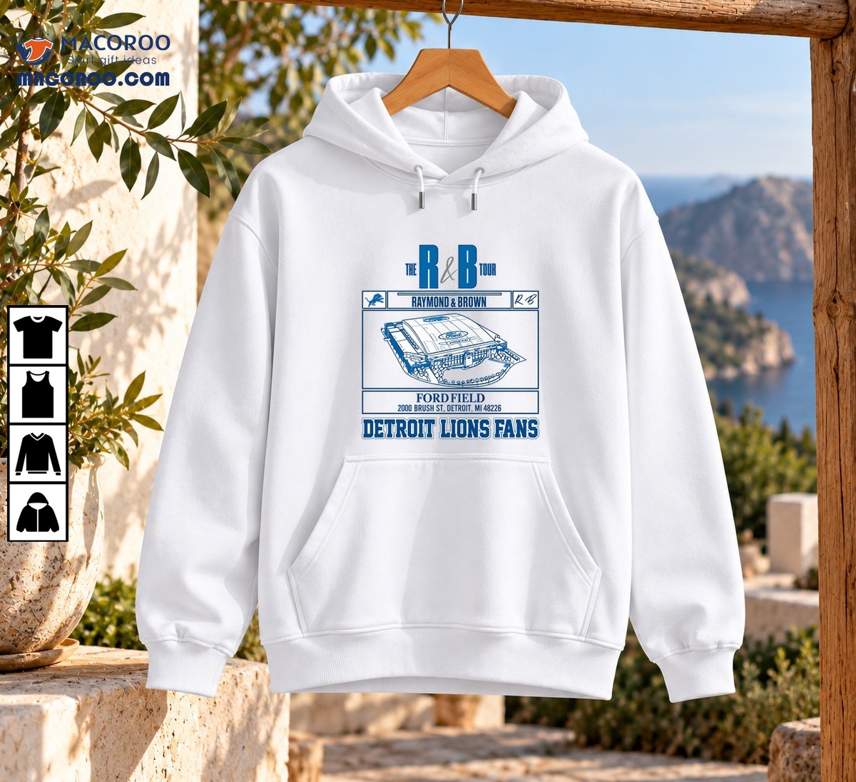 The R & B Tour Detroit Lions Fans Vintage Stadium Shirt The R & B Tour Detroit Lions Fans Vintage Stadium Shirt