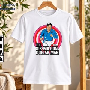 The Six Million Dollar Man Retro Comic Art Shirt