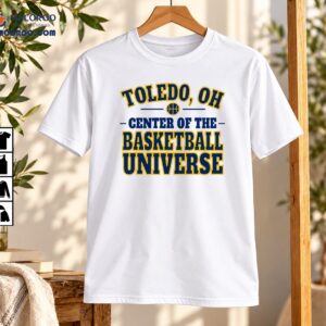 Toledo OH Center Of The Basketball Universe Vintage Sports Shirt