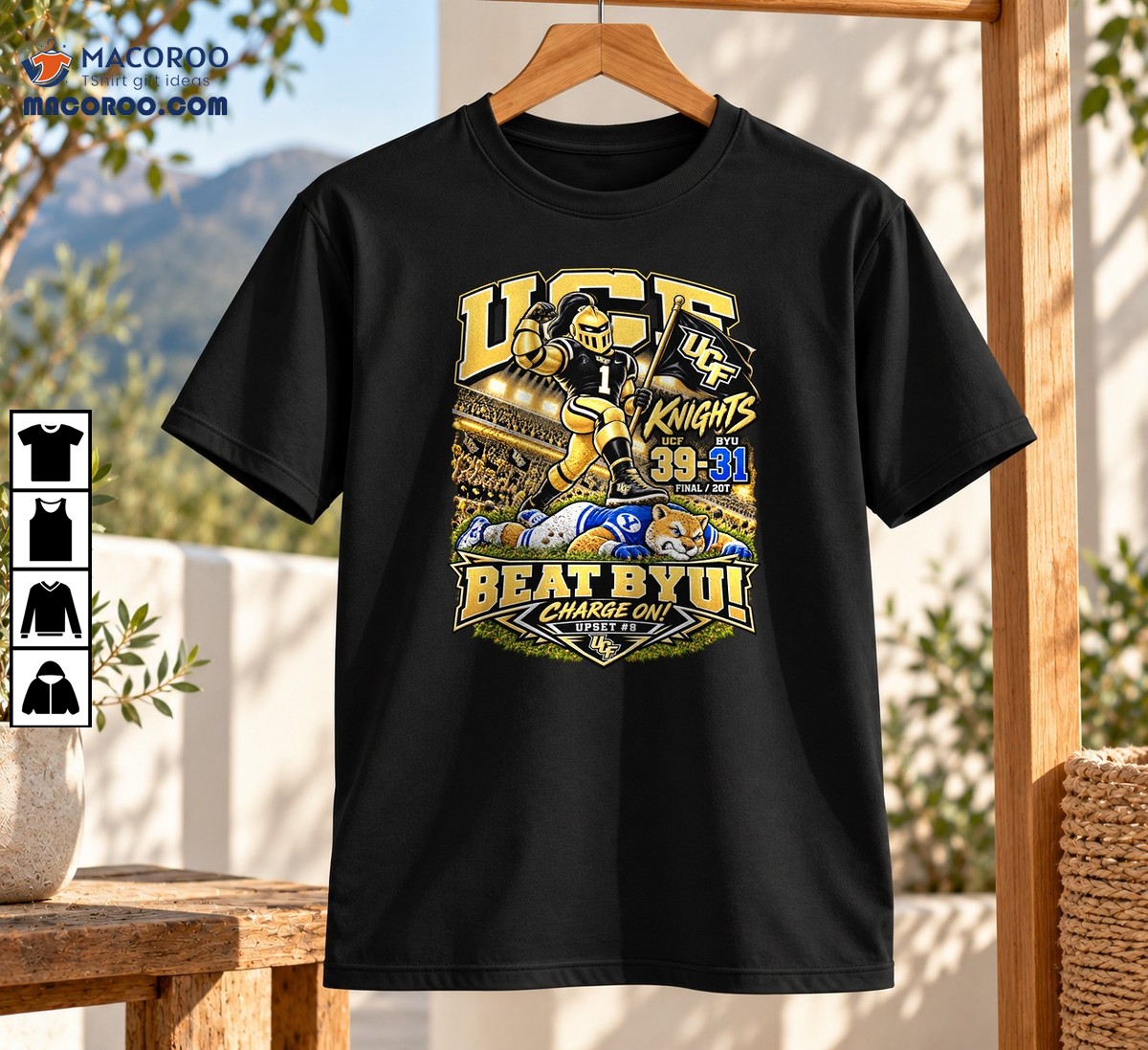 UCF Knights Beat BYU Charge On Football Victory Shirt UCF Knights Beat BYU Charge On Football Victory Shirt