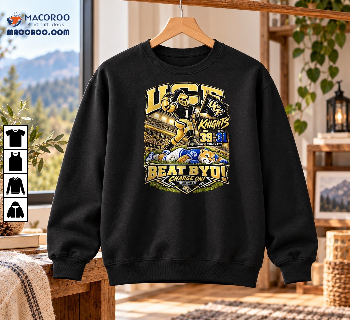 UCF Knights Beat BYU Charge On Football Victory Shirt UCF Knights Beat BYU Charge On Football Victory Shirt