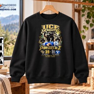 UCF Knights Down Goes No 2 BYU Cougars Football Graphic Shirt