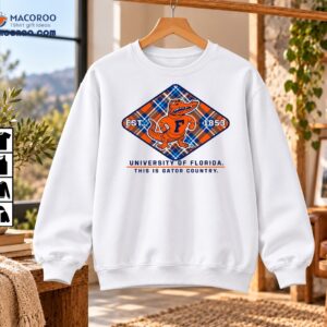 University Of Florida This Is Gator Country Est 1853 Plaid Gator Shirt