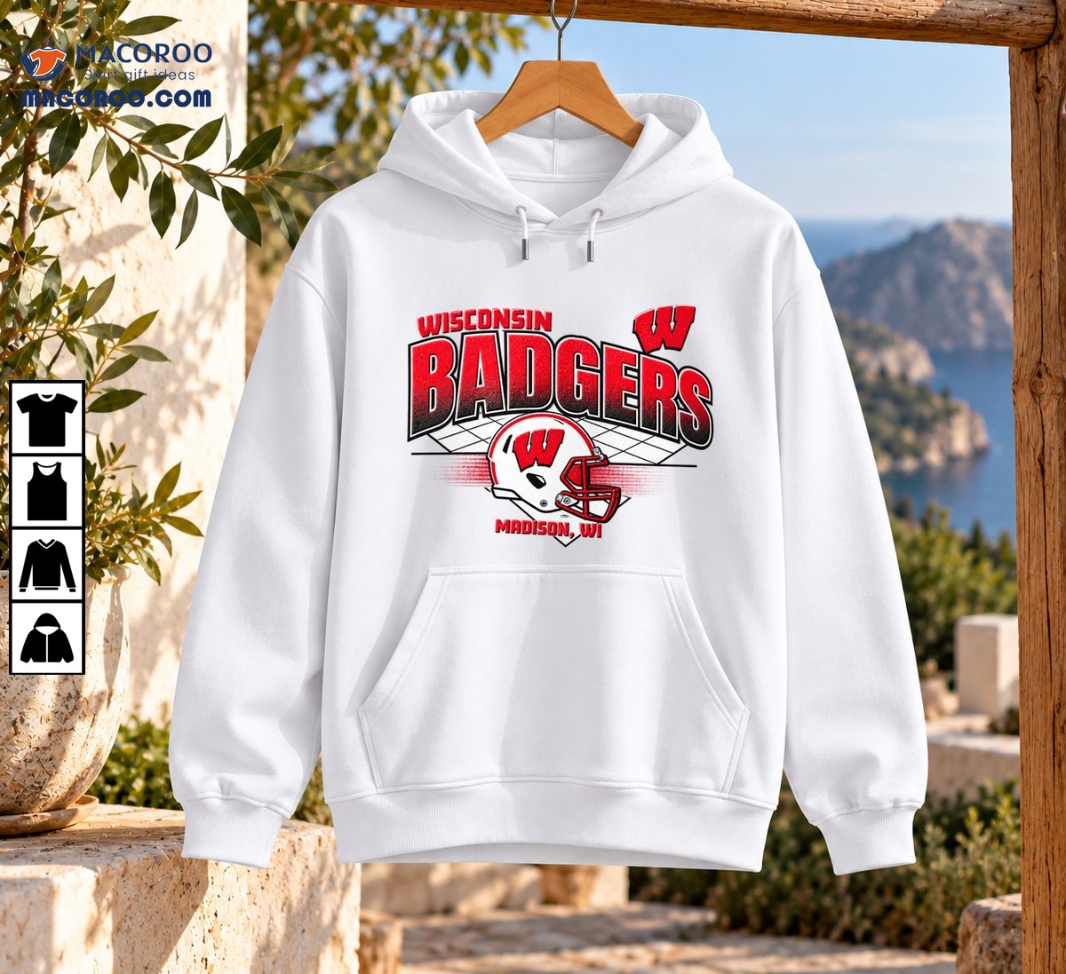 Wisconsin Badgers Football Helmet Vintage Grid Shirt Wisconsin Badgers Football Helmet Vintage Grid Shirt