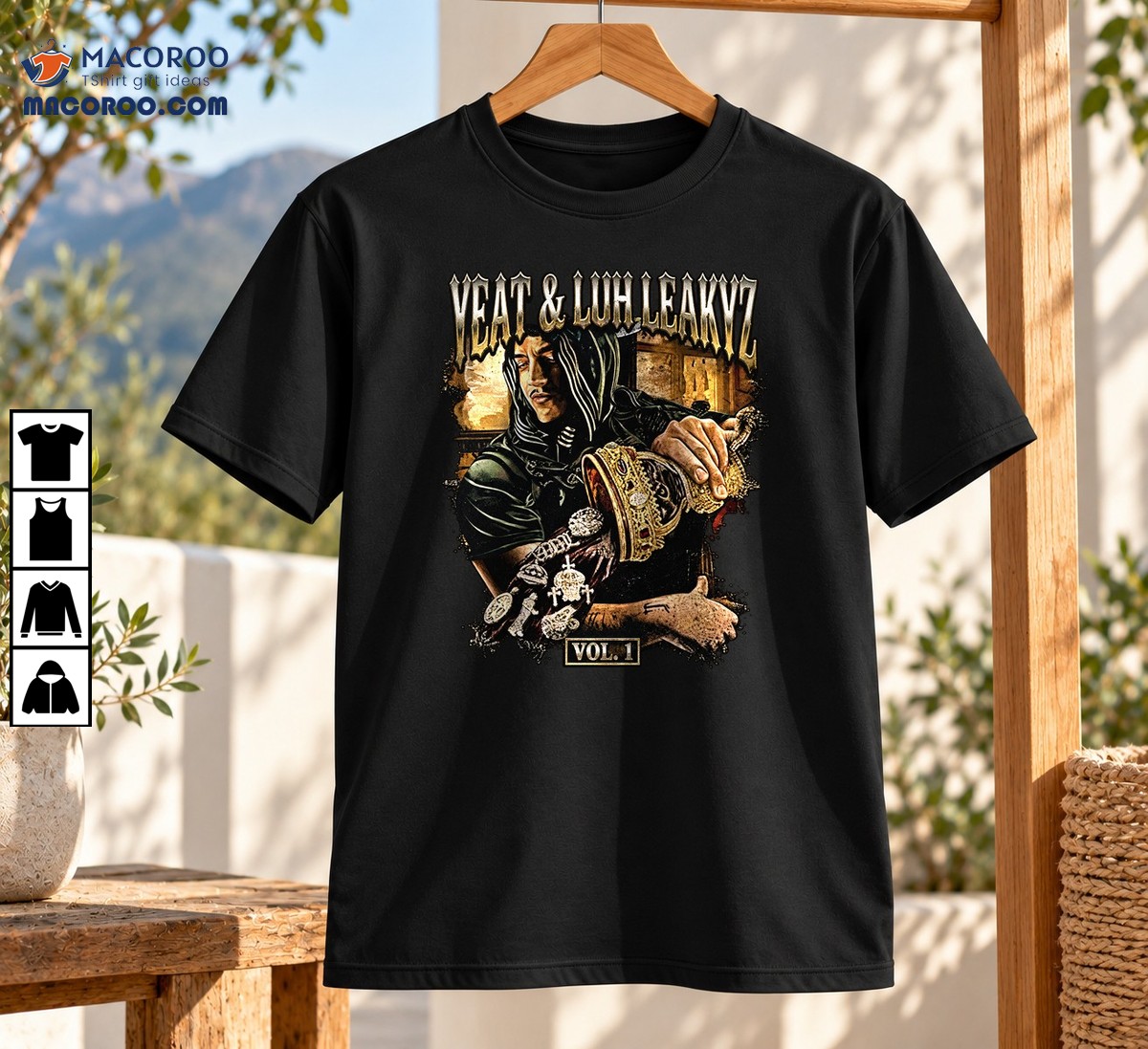 Yeat and Luh Leakyz Vol 1 Gothic Rap Graphic Shirt Yeat and Luh Leakyz Vol 1 Gothic Rap Graphic Shirt