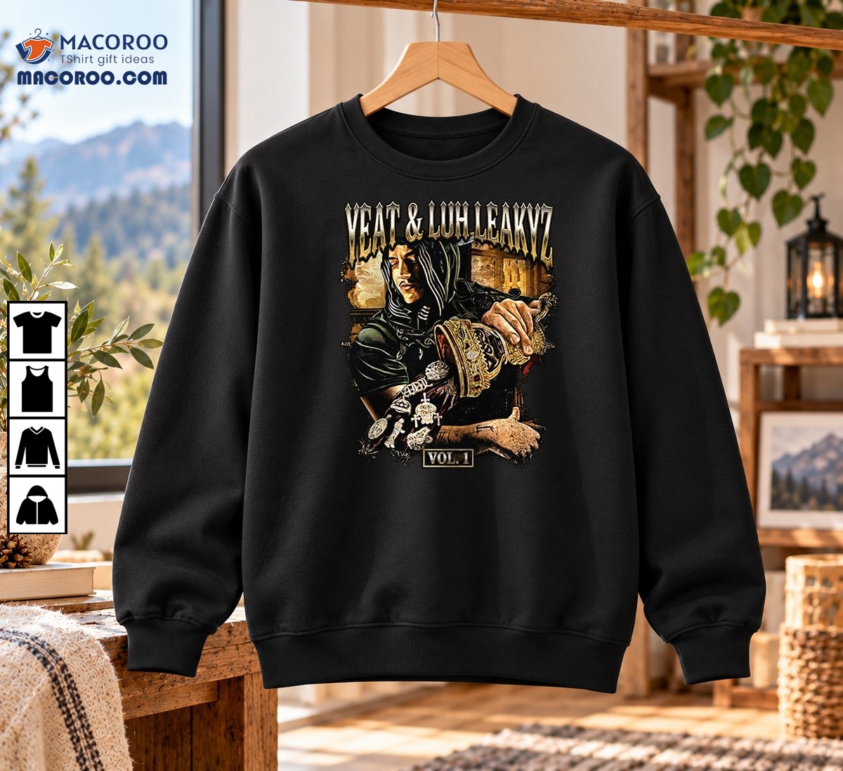 Yeat and Luh Leakyz Vol 1 Gothic Rap Graphic Shirt Yeat and Luh Leakyz Vol 1 Gothic Rap Graphic Shirt