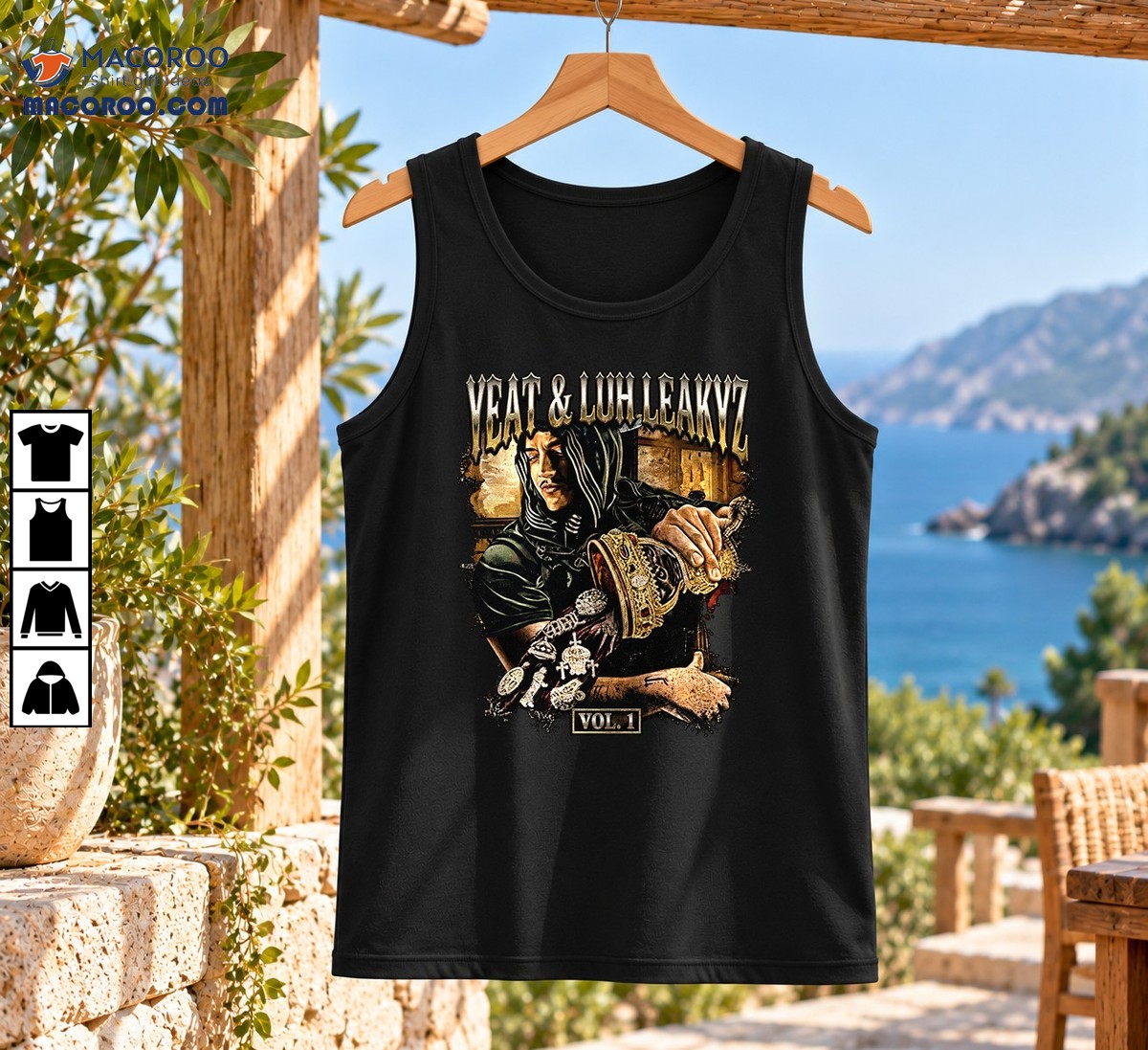 Yeat and Luh Leakyz Vol 1 Gothic Rap Graphic Shirt Yeat and Luh Leakyz Vol 1 Gothic Rap Graphic Shirt